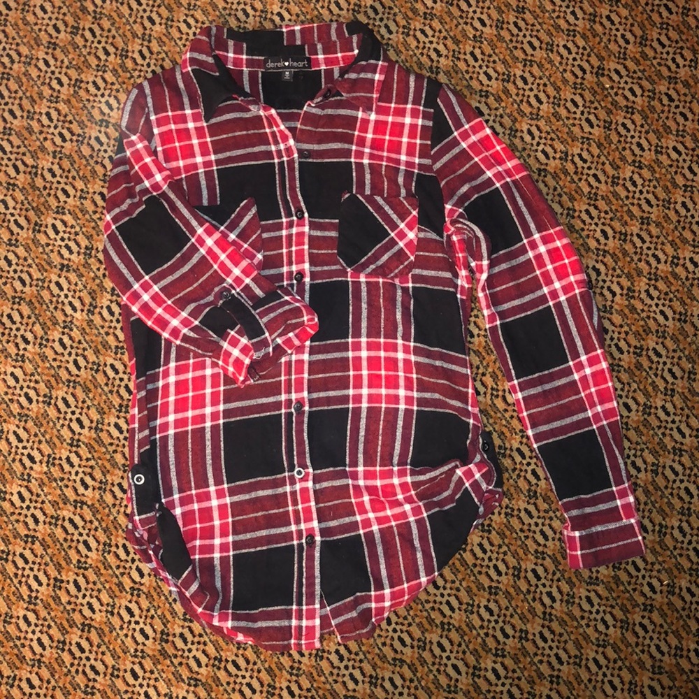 Flannel with back design